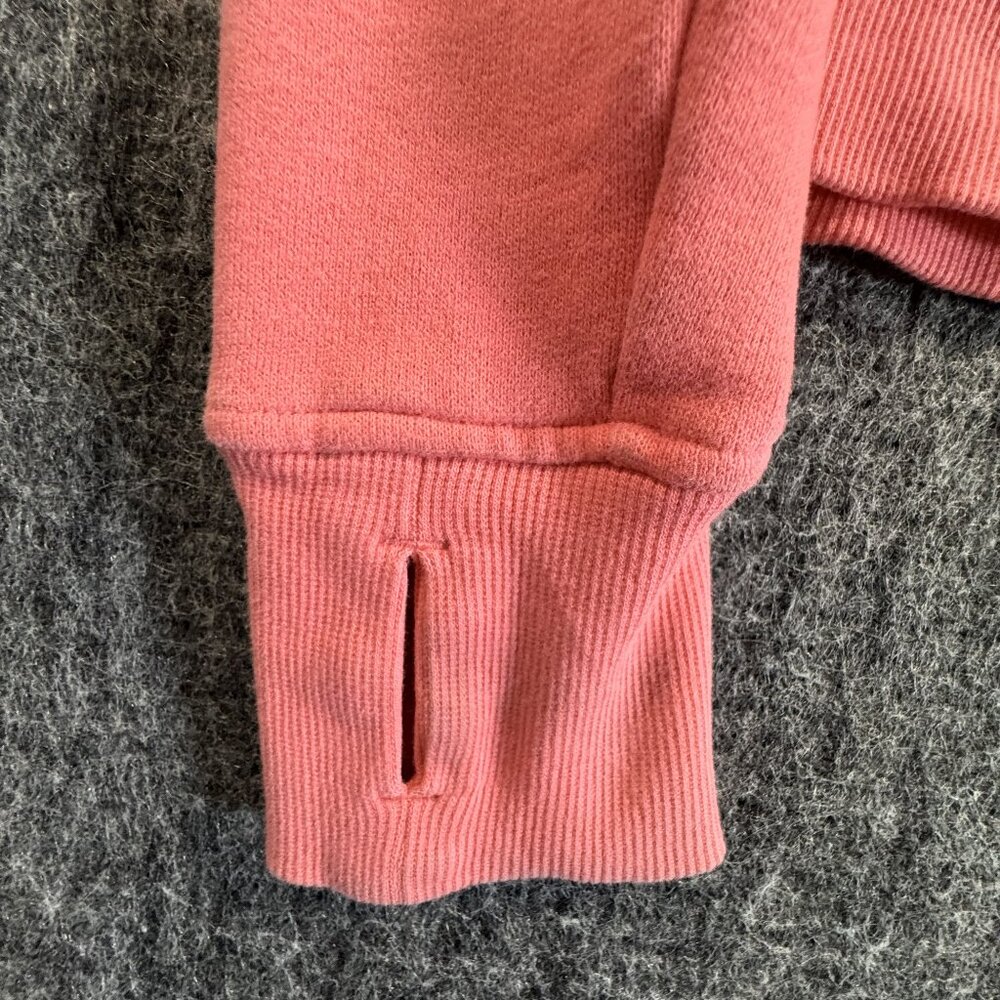 Lululemon Lipstick Scuba size 4 zip up hoodie with thumbholes - Picture 4 of 5